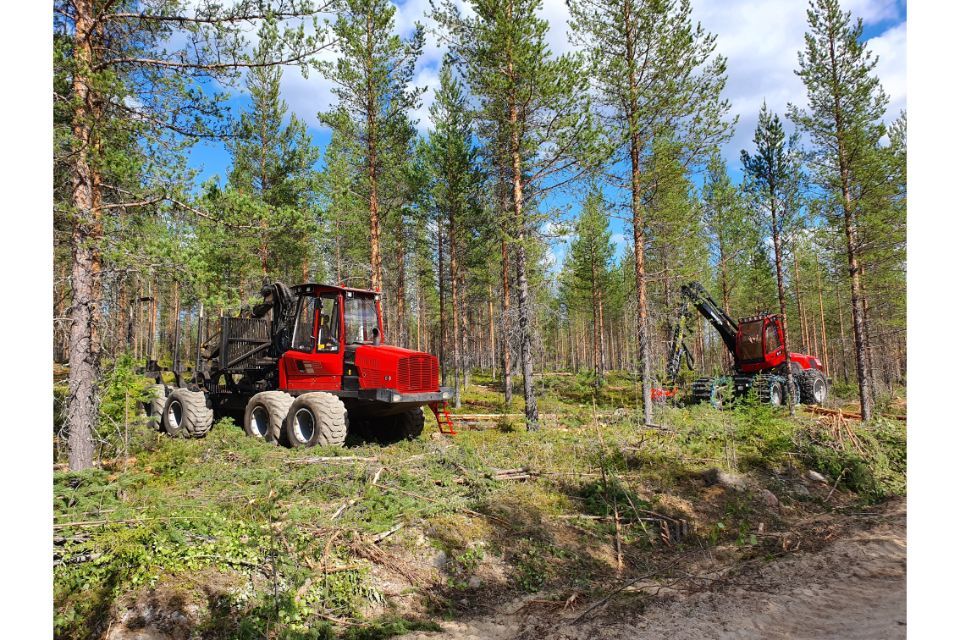 Metsäkoneurakointia, Veljekset Rautio Oy, Pello, Lappi